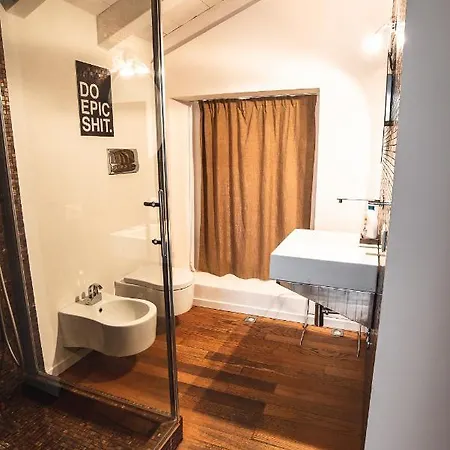 Luxury Industrial Vicino Al Centro Con Garage Apartment Brescia