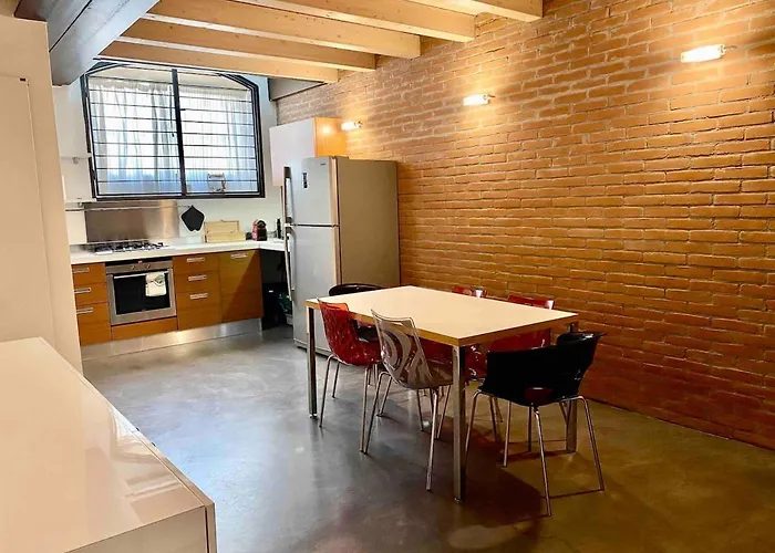 Luxury Industrial Vicino Al Centro Con Garage Appartement Brescia